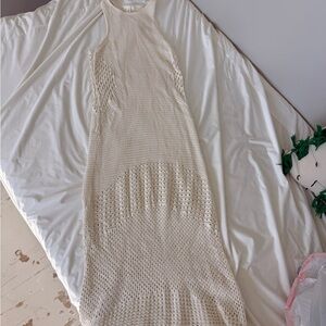 H&M Off-White Textured Knit Top